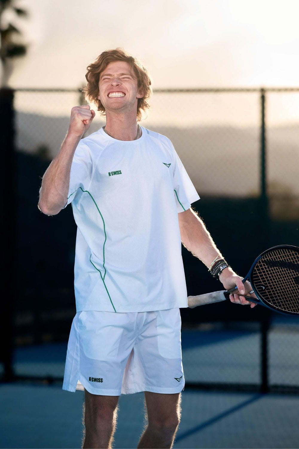 RUBLEV WHT SHIRT - K-Swiss